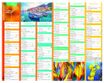 Calendrier Color Story - 7 mois par face - 21 x 26,5 cm - Oberthur