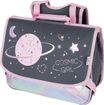 Cartable Cosmic Girl - 38 cm - 2 compartiments - gris anthracite - Oberthur