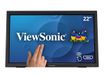 ViewSonic TD2223 - Écran LED - 22" (21.5" visualisable) - écran tactile - 1920 x 1080 Full HD (1080p) @ 75 Hz - TN - 250 cd/m² - 1000:1 - 5 ms - HDMI, DVI-D, VGA - haut-parleurs