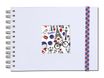 Exacompta French'class - Album photos à spirale 23 x 16 cm - 50 pages - blanc