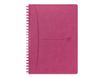 Oxford Office Signature - Carnet de notes à spirale - A5 - petits carreaux (5x5mm) - 160 pages - fuchsia
