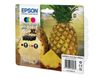 Epson 604XL Ananas - pack de 4 - noir, jaune, cyan, magenta - cartouche d'encre originale