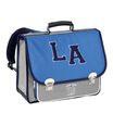 Cartable L.A 38 cm - 2 compartiment - gris et bleu - Exclusivité Bureau Vallée - Viquel