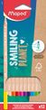 Maped Smiling Planet - 12 Crayons de couleur en bois