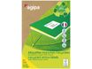 Apli Agipa - 400 Étiquettes 100% recyclées blanches multi-usages - 105 x 148,5 mm - coins droits - réf 101193
