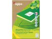 Apli Agipa - 100 Étiquettes 100% recyclées blanches multi-usages - A4 (210 x 297 mm) - coins droits - réf 101195
