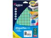 Apli Agipa - Etui A5 - 2940 Pastilles vertes - diamètre 8 mm - réf 114301