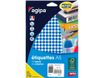 Apli Agipa - Etui A5 - 2940 Pastilles bleues - diamètre 8 mm - réf 114302