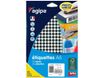 Apli Agipa - Etui A5 - 2940 Pastilles noires - diamètre 8 mm - réf 114307