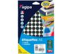 Apli Agipa - Etui A5 - 960 Pastilles noires - diamètre 15 mm - réf 114317