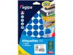 Apli Agipa - Etui A5 - 400 Pastilles bleues - diamètre 24 mm - réf 114322