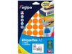Apli Agipa - Etui A5 - 400 Pastilles oranges - diamètre 24 mm - réf 114325