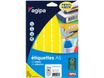 Apli Agipa - Etui A5 - 720 Étiquettes jaunes multi-usages - 16 x 22 mm - réf 114334