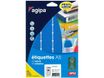 Apli Agipa - Etui A5 - 320 Étiquettes bleues multi-usages - 24 x 33,5 mm - réf 114342