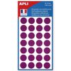 Apli Agipa - 168 Pastilles adhésives - violet - diamètre 15 mm - réf 111846