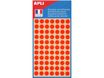 Apli Agipa - 385 Pastilles adhésives - orange fluo - diamètre 8,5 mm - réf 111851