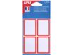 Apli Agipa - 32 Étiquettes scolaires cadre rouge - 38 x 50 mm - réf 111959
