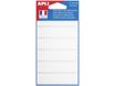 Apli Agipa - 70 Étiquettes adhésives blanches - 38 x 19 mm - réf 111916