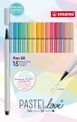 STABILO Pen 68 Pastellove - Pack de 15 feutres - couleurs pastels assorties
