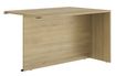 Plan d'accueil d'extrémité en L ZOOM - L 120 cm - chêne bocage