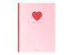 Legami - Carnet de notes B5 - 18,5 x 24,8 cm - ligné - 100 pages - cœur