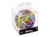 Wonday - Boule d'élastiques en caoutchouc - 38 mm x 3 mm - 70 g - assortiment de couleurs fluorescentes