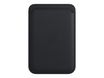 Apple Wallet with MagSafe - Porte carte en cuir avec MagSafe pour iPhone 13, 13 mini, 13 Pro, 13 Pro Max - noir