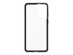 OtterBox React Series - coque de protection pour Galaxy S21+ - transparent contour noir