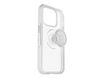 OtterBox Otter + Pop Symmetry Series - coque de protection pour iPhone 14 Pro - paillettes transparentes)