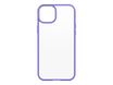OtterBox React Series - coque de protection pour iPhone 14 plus - transparent contour violet
