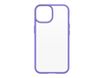 OtterBox React Series - coque de protection pour iPhone iPhone 14 - transparent contour violet