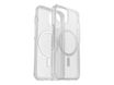 OtterBox Symmetry Series+ Clear - coque de protection avec MagSafe pour iPhone 13 - transparent pailleté