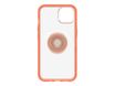 OtterBox Otter  - coque de protection pour iPhone 13 - transparent avec contour orange