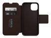 OtterBox Strada Series - porte folio en cuir avec MagSafe pour iPhone 14 - marron
