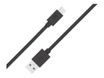 Bigben Connected - Câble USB A/USB C - 1.2 m - 3A - Recyclé - Noir