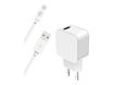 BigBen Connected - chargeur secteur pour smartphone + câble USB A/micro USB - blanc