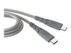 Force Power - Câble USB-C vers USB-C - 1.2 m - gris