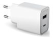 BIGBEN Connected - Force Power Lite - chargeur secteur pour smartphone - 37W (12+25W) - Power Delivery - Blanc - Garanti à vie