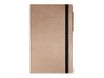 Legami Metallic Collection - Carnet de notes - 13 x 21 cm - ligné - 192 pages - rose doré