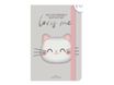 Agenda semainier - 1 semaine par page + 1 page de notes - 12 x 18 cm - chaton - Legami Photo Collection