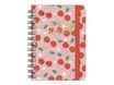 Agenda à spirale 1 semaine sur 2 pages - 8,5 x 13 cm - cerise - Legami