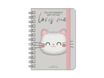 Agenda à spirale 1 jour par page - 8,5 x 13 cm - chaton - Legami