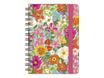 Agenda à spirale 1 semaine sur 2 pages - 15 x 21 cm - fleurs - Legami