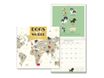 Legami - Calendrier mensuel 2024 - 30 x 29 cm - chiens du monde
