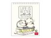 Legami Special Edition - Calendrier 2024 - 12 x 14,5 cm - chats endormis