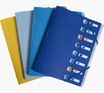 Exacompta BeeBlue - Trieur polypro recyclé 8 positions - A4 - disponible dans différentes couleurs