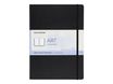 Moleskine Art Collection - album d'aquarelles - A4 - pages blanches  - noir