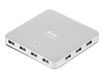 i-Tec USB 3.0 Metal Charging HUB - Hub - 10 x SuperSpeed USB 3.0 - de bureau