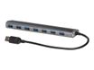 i-Tec USB 3.0 Metal Charging HUB - Hub - 7 x SuperSpeed USB 3.0 - de bureau