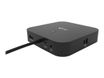 i-Tec - Station d'accueil - USB-C 3.1 Gen 2 / Thunderbolt 3 - HDMI, DP - GigE - 112 Watt - avec chargeur universel i-Tec 112 W - Europe